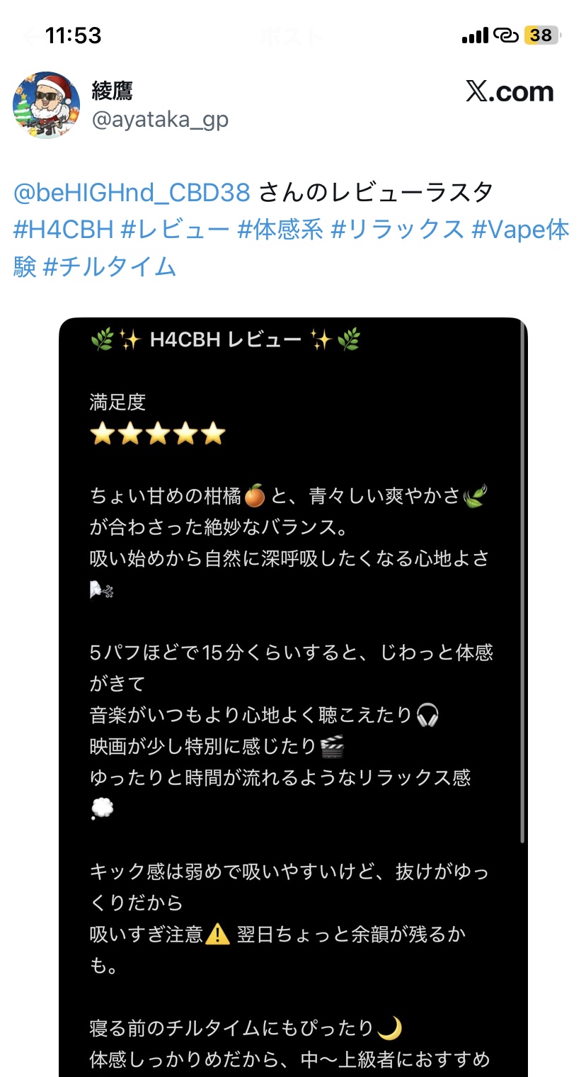H4CBHのレビュー①